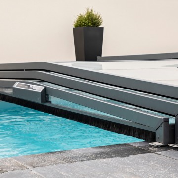 Abri de piscine Triptik Semi-Plat