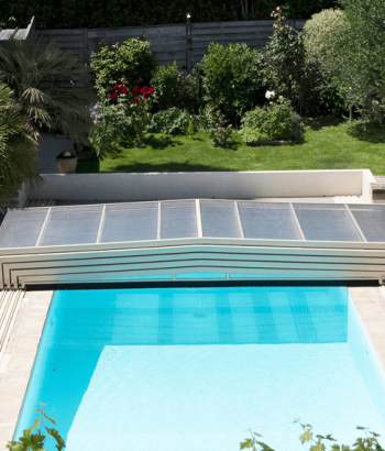 Abri de piscine Triptik Semi-Plat 