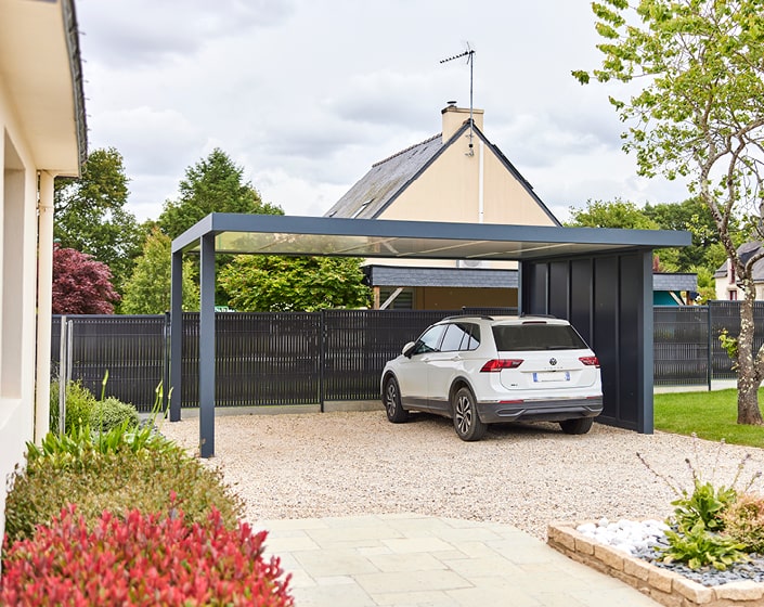 DOUBLE CARPORT POUR 2 VOITURES