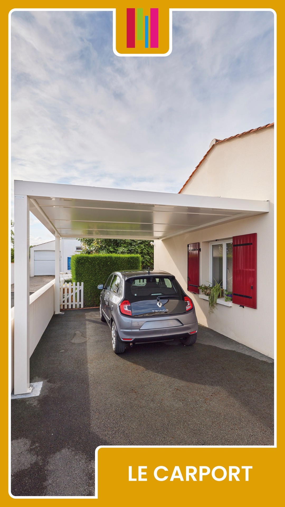 ⭐𝐋𝐞𝐬 𝐩𝐫𝐨𝐣𝐞𝐭𝐬 𝐝𝐞 𝐜𝐡𝐞𝐳 𝐯𝐨𝐮𝐬⭐

Protégez votre véhicule avec un carport adossé au design contemporain. Avec sa structure blanche et son toit plat, il s’intègre parfaitement à votre maison tout en offrant une protection optimale contre les intempéries. 🚗✨

Vous souhaitez en savoir plus sur nos caports ?
Rendez-vous en bio ou directement sur notre site 👇
gustaverideau.com

#abrivoiture #voiture #carport #garage #inspirationmaison #projetmaison #maison #extérieur #habitat #gustaverideau [instagram]